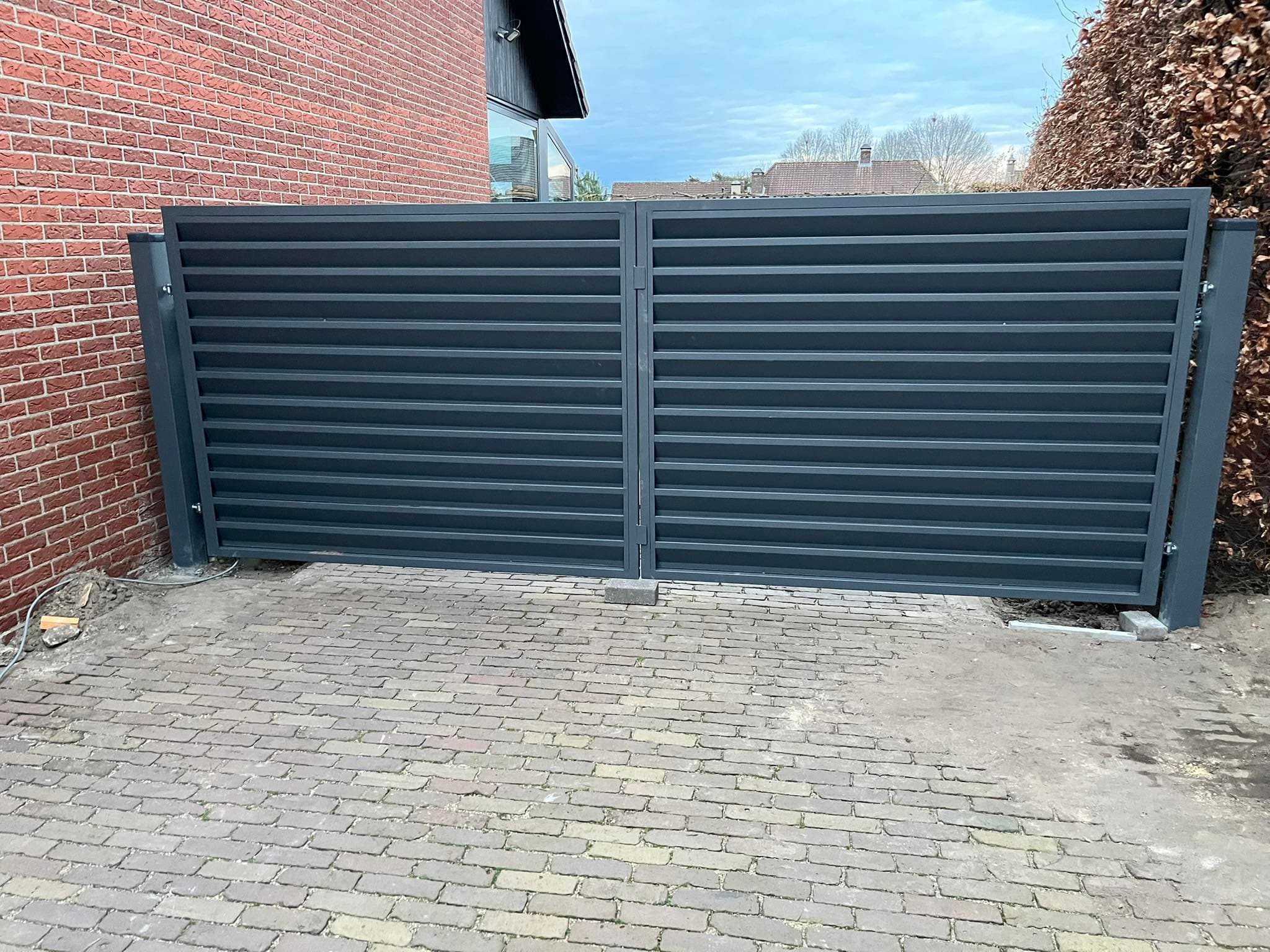 Aluminium schuifpoort op maat